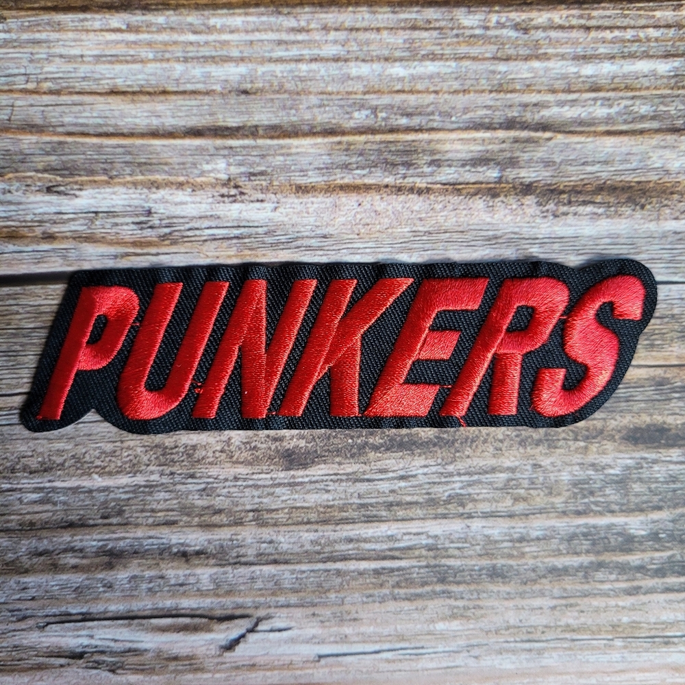 3/13$ Red Punkers Punk Rock Vintage 90s Embroidered Patch